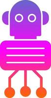 Nano Robot Vector Icon Design