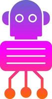 Nano Robot Vector Icon Design