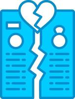 Divorce Creative Icon Design vector