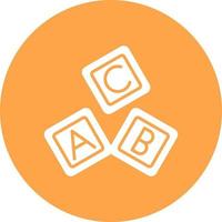 Abc Block Creative Icon Design vector