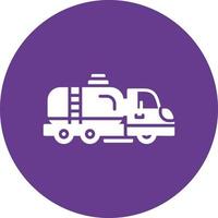 Tanker Truck Creative Icon Design vector