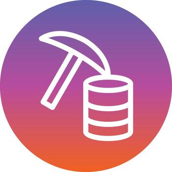 Data Mining Vector Icon Design