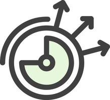 Detection of Regularities Vector Icon Design