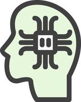 Machine Perception Vector Icon Design