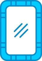 Mirror Creative Icon Design vector