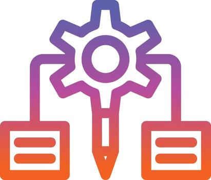 diseño de icono de vector de algoritmo de diseño