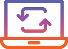 Data Synchronization Vector Icon Design