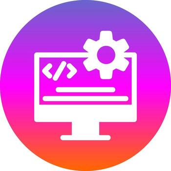 Code Engineering Vector Icon Design