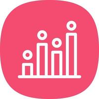 Statistical Analysis Vector Icon Design