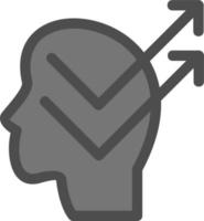 Knowledge Extraction Vector Icon Design