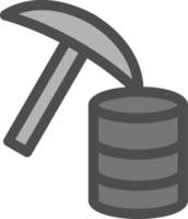 Data Mining Vector Icon Design