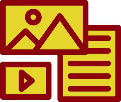 diseño de icono de vector de datos no estructurados