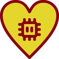 diseño de icono de vector de computación afectiva