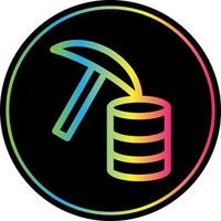 Data Mining Vector Icon Design