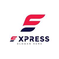 express logo vector icono diseño ilustración plantilla