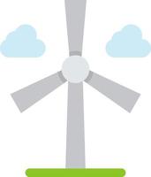 Wind Turbine Vector Icon Design