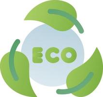 diseño de icono de vector de ecología