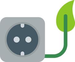 Eco Socket Vector Icon Design