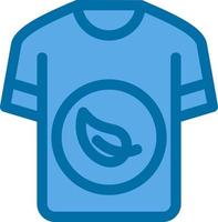 Eco Shirt Vector Icon Design