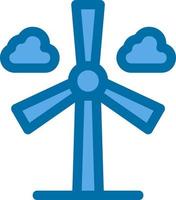 Wind Turbine Vector Icon Design