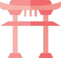 Torii Gate Vector Icon Design