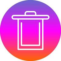Trash Alt Vector Icon Design