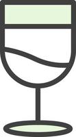 Wine Glass Alt Vector Icon Design