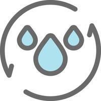 Save Water Vector Icon Design