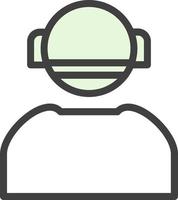 User Astronaut Vector Icon Design