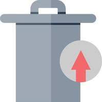 Trash Restore Alt Vector Icon Design