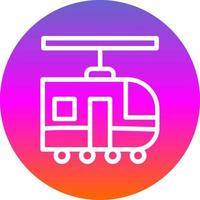 diseño de icono de vector de tren