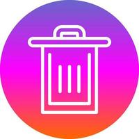 Trash Vector Icon Design