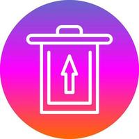 Trash Restore Vector Icon Design