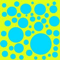 Petern with circles background vector