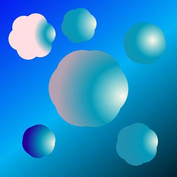 abstract background with circles vector