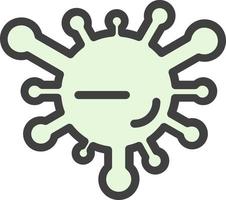 diseño de icono de vector de virus