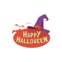 Lycklig halloween tecknad serie png