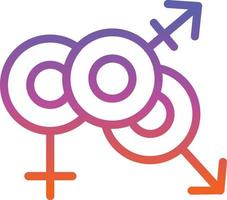 Transgender Alt Vector Icon Design