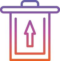 Trash Restore Vector Icon Design