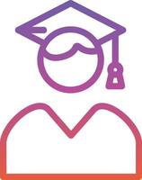 User Graduate Vector Icon Design