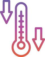 Temperature Low Vector Icon Design