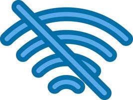 Wifi Off Vector Icon Design