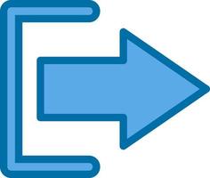 Log Out Vector Icon Design