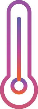 Thermometer Empty Vector Icon Design
