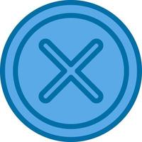 Cross Vector Icon Design