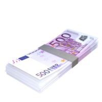 Euro millions 3d rendering png