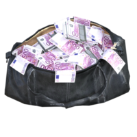 Euro Millionen 3D-Rendering png