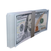 100 Dollars millions 3d rendering png