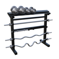 renderizado 3d de herramientas de fitness png