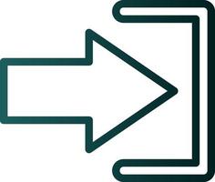 iniciar sesión en el diseño de iconos vectoriales vector